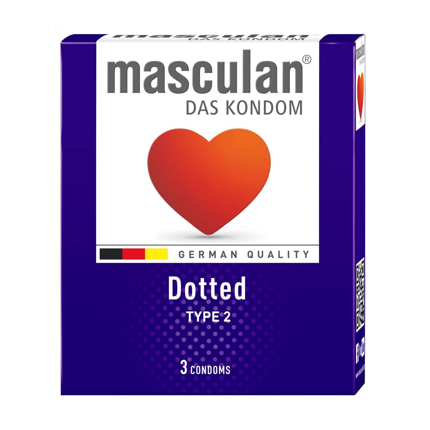 Презервативи Masculan Dotted, 3 шт